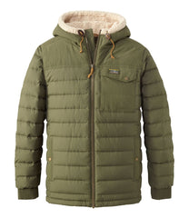 Men's Mountain Classic Down Hooded Jacket, Sherpa-Lined | L.L.Bean