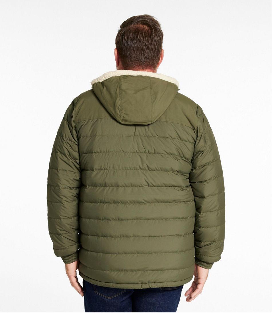 Men's Mountain Classic Down Hooded Jacket, Sherpa-Lined | L.L.Bean