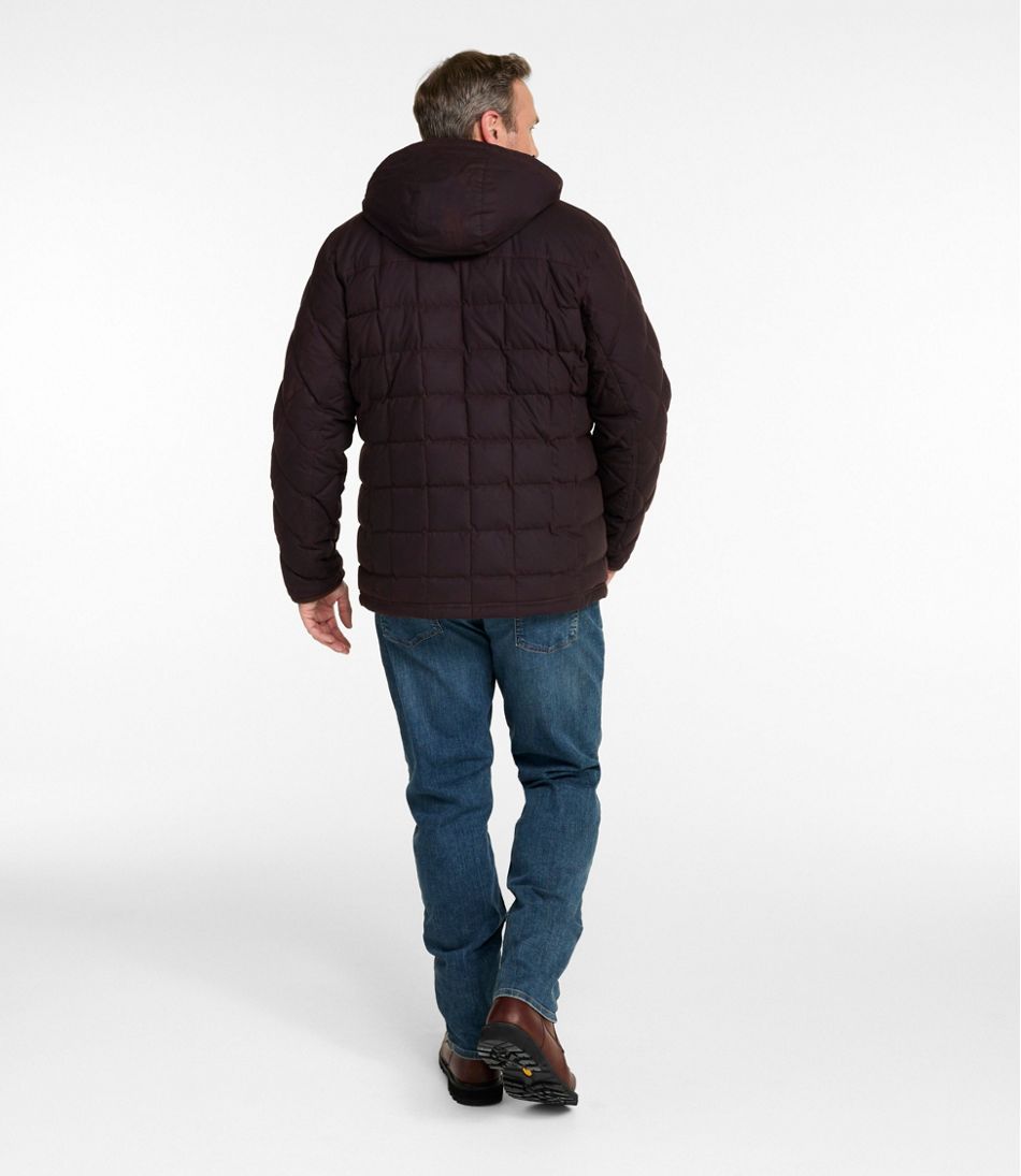 Men's Upcountry Waxed Down Hooded Jacket | L.L.Bean