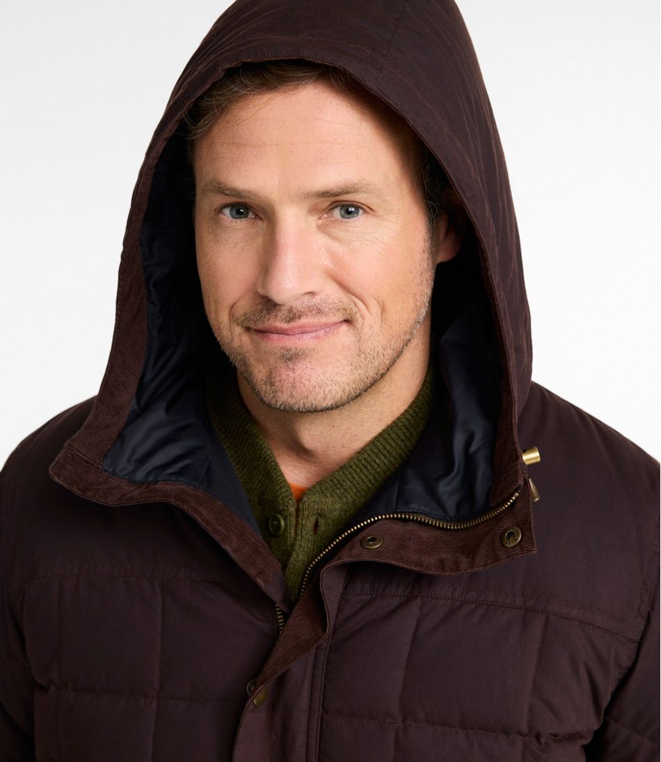 Men's Upcountry Waxed Down Hooded Jacket | L.L.Bean