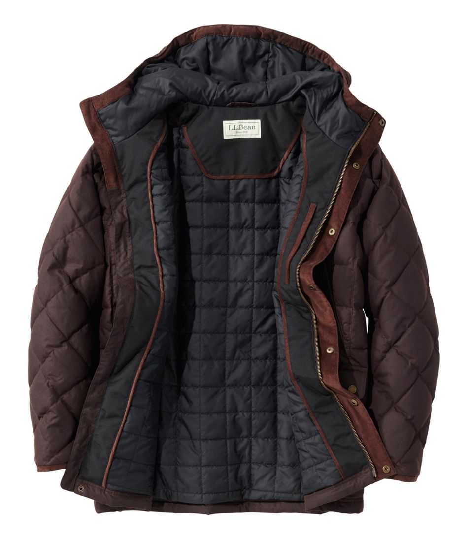Men's Upcountry Waxed Down Hooded Jacket | L.L.Bean