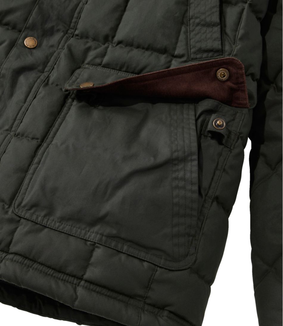 Men's Upcountry Waxed Down Hooded Jacket | L.L.Bean