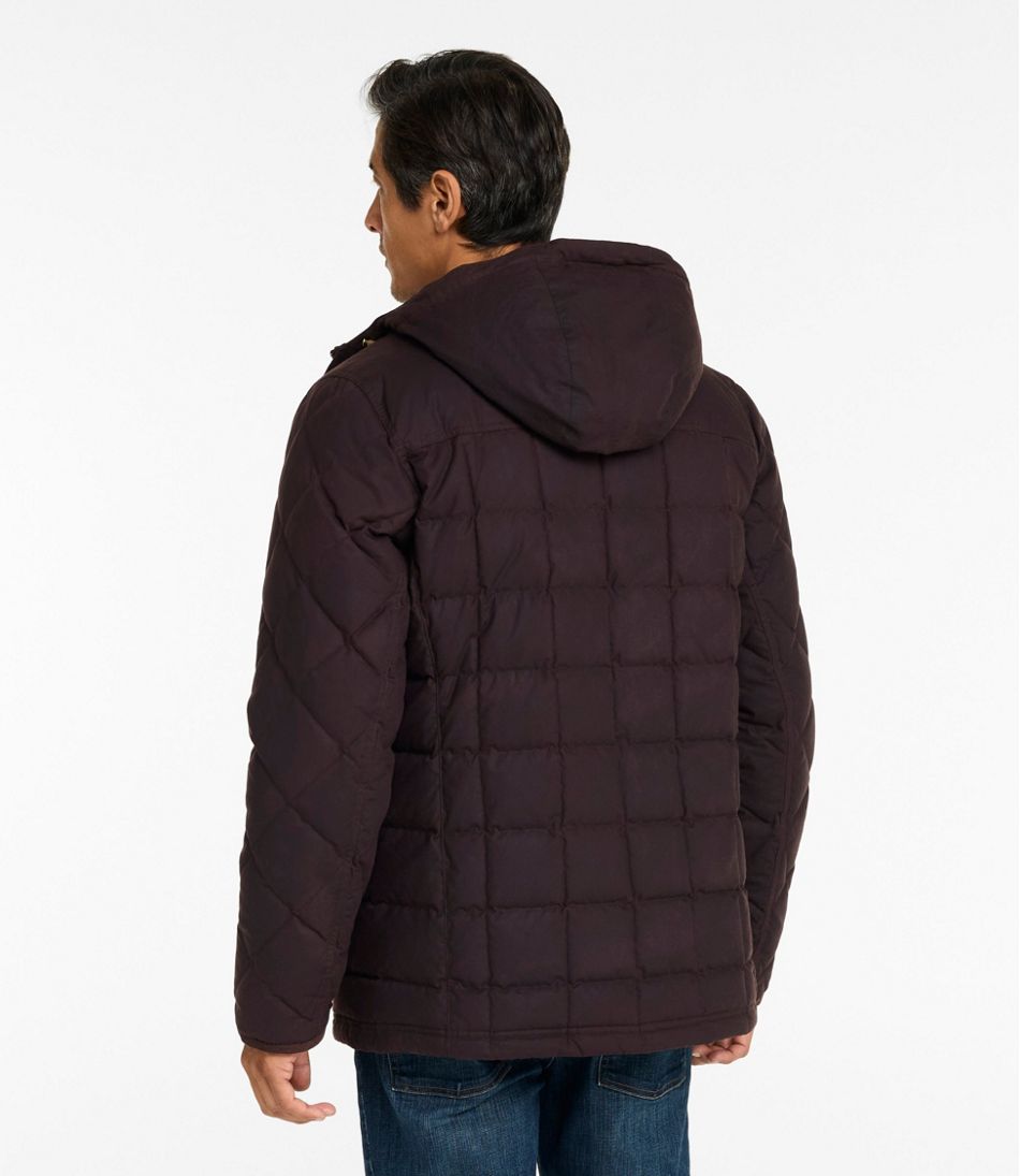 Men's Upcountry Waxed Down Hooded Jacket | L.L.Bean