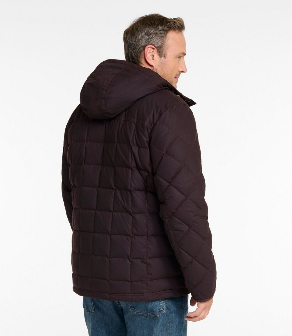 Men's Upcountry Waxed Down Hooded Jacket | L.L.Bean