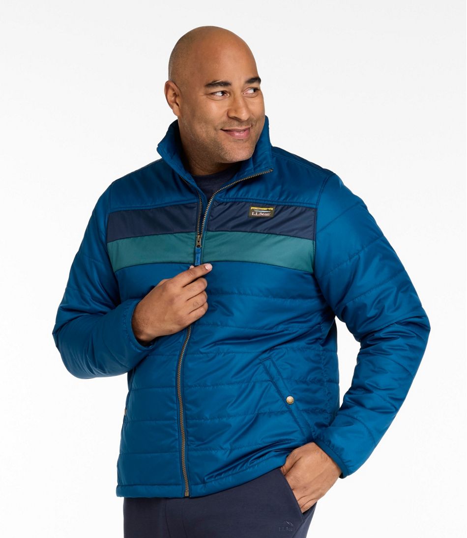 Men's Mountain Classic Puffer Jacket, Colorblock | L.L.Bean