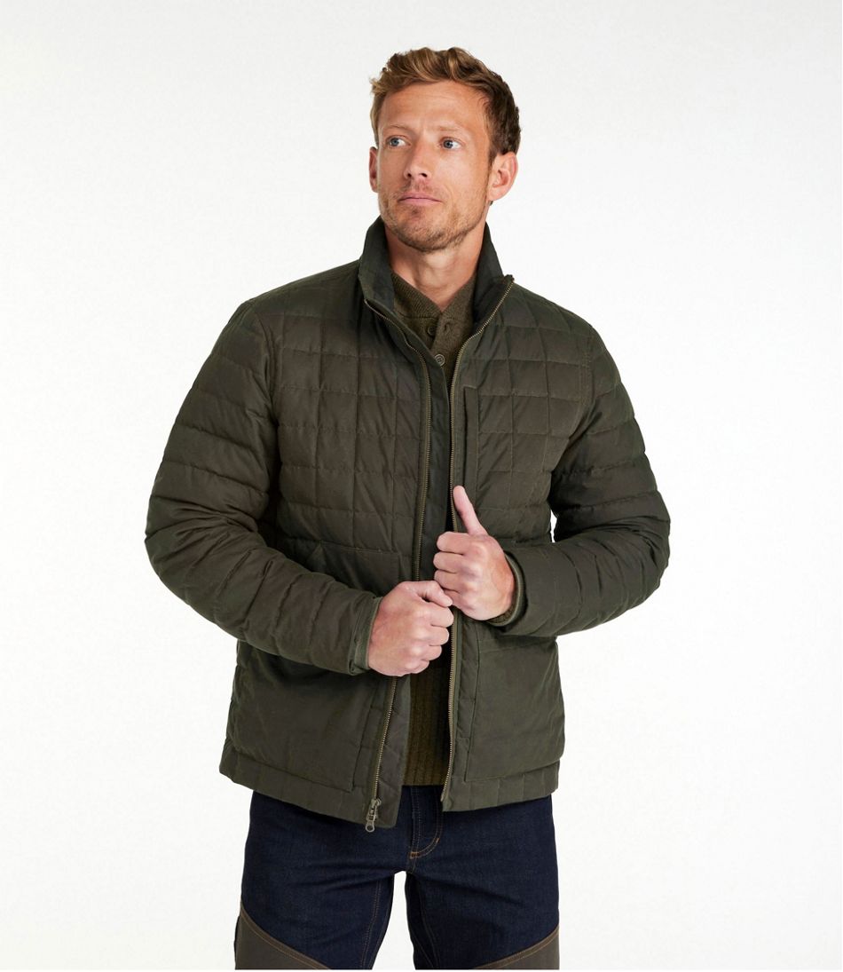 Men's Upcountry Waxed Cotton Down Sweater | L.L.Bean