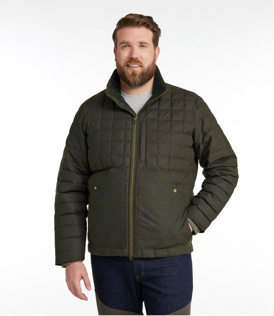 Men's Upcountry Waxed Cotton Down Sweater | L.L.Bean