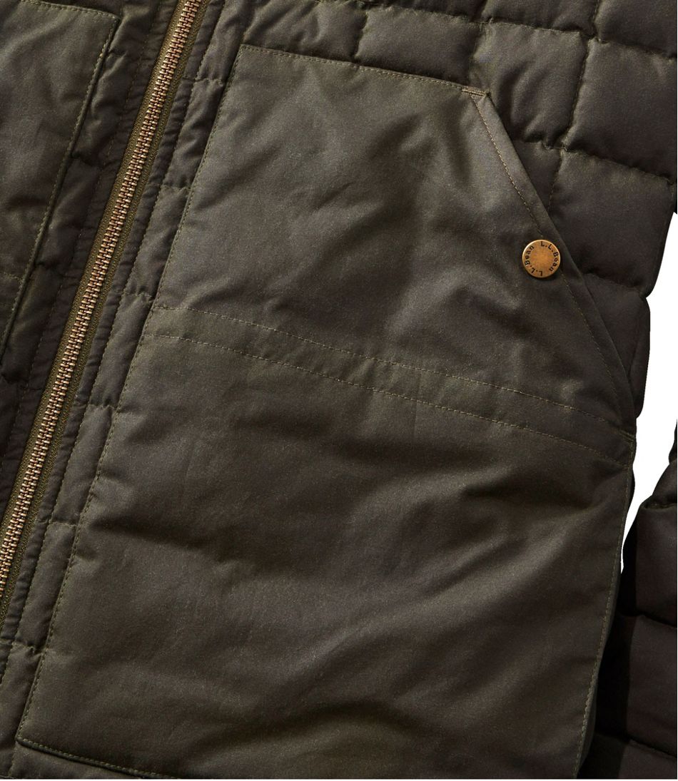 Men's Upcountry Waxed Cotton Down Sweater | L.L.Bean
