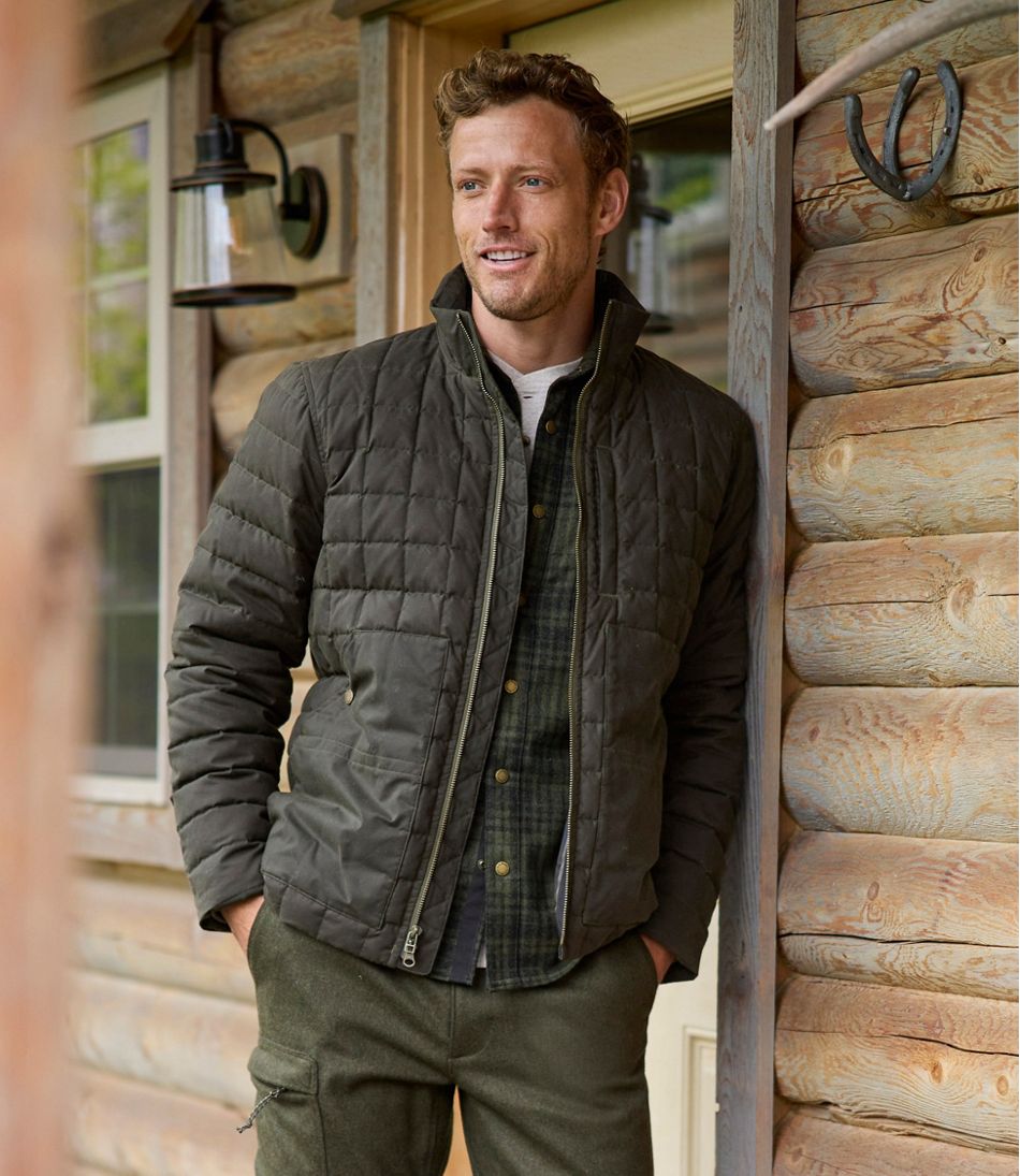 Men's Upcountry Waxed Cotton Down Sweater | L.L.Bean