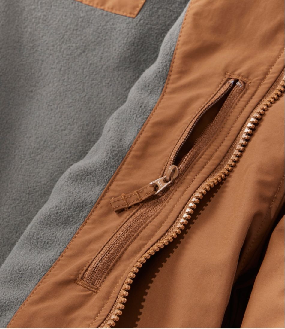 Men's Insulated 3-Season Bomber Hooded Jacket, Colorblock | L.L.Bean