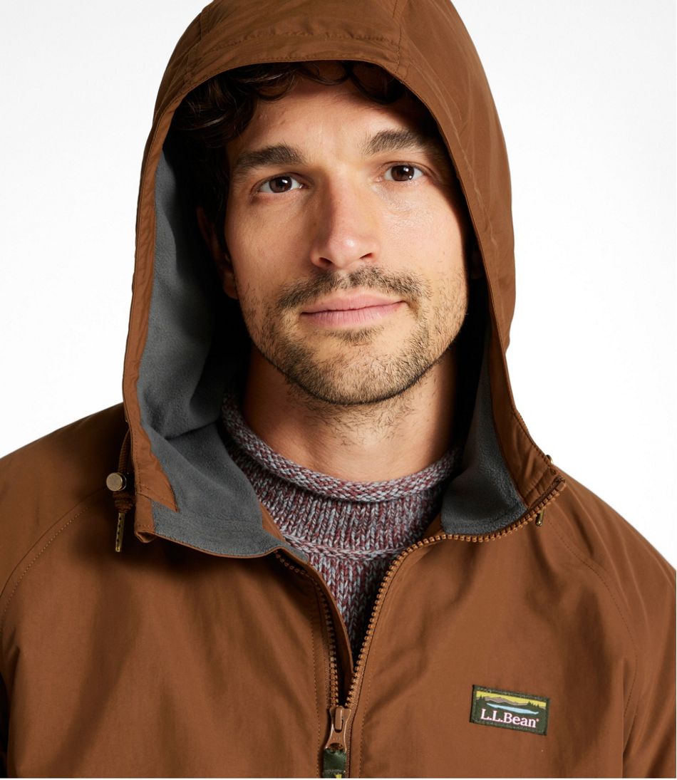 Men's Insulated 3-Season Bomber Hooded Jacket, Colorblock | L.L.Bean