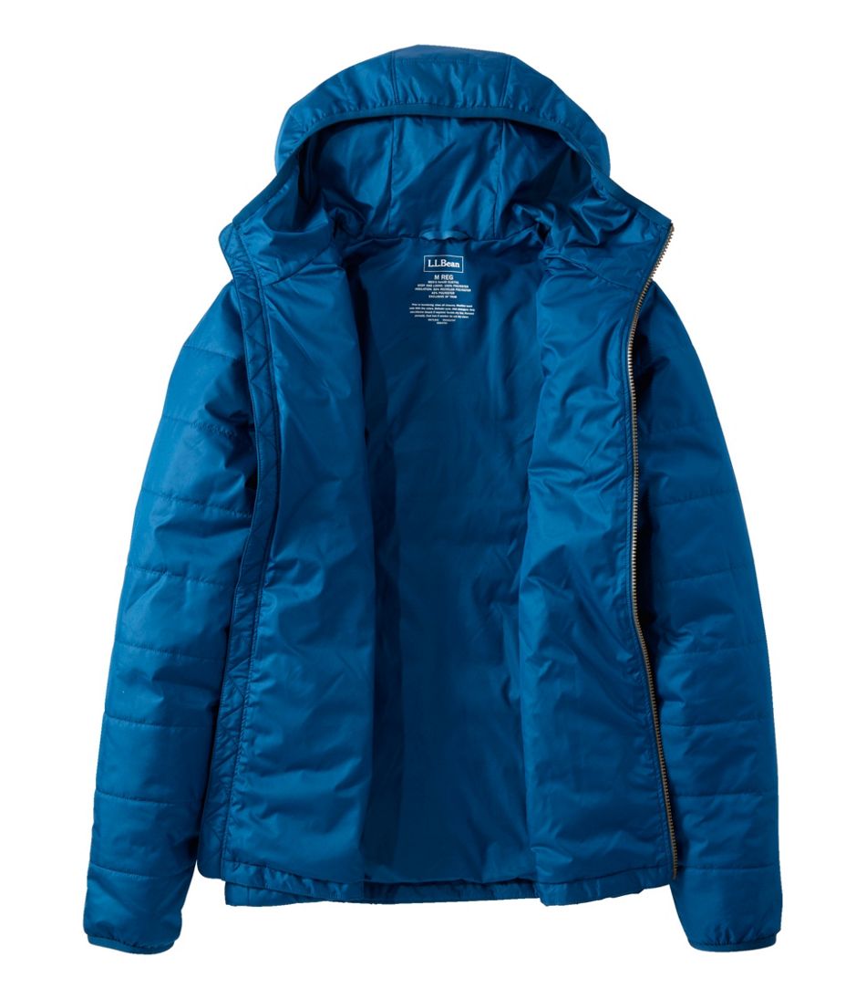 Men's Mountain Classic Puffer Hooded Jacket, Colorblock | L.L.Bean