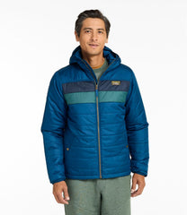 Men's Mountain Classic Puffer Hooded Jacket, Colorblock | L.L.Bean