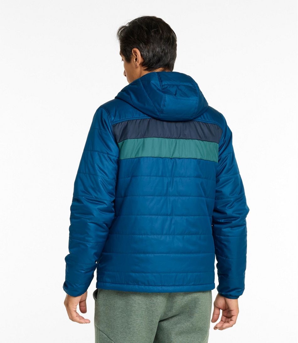 Men's Mountain Classic Puffer Hooded Jacket, Colorblock | L.L.Bean
