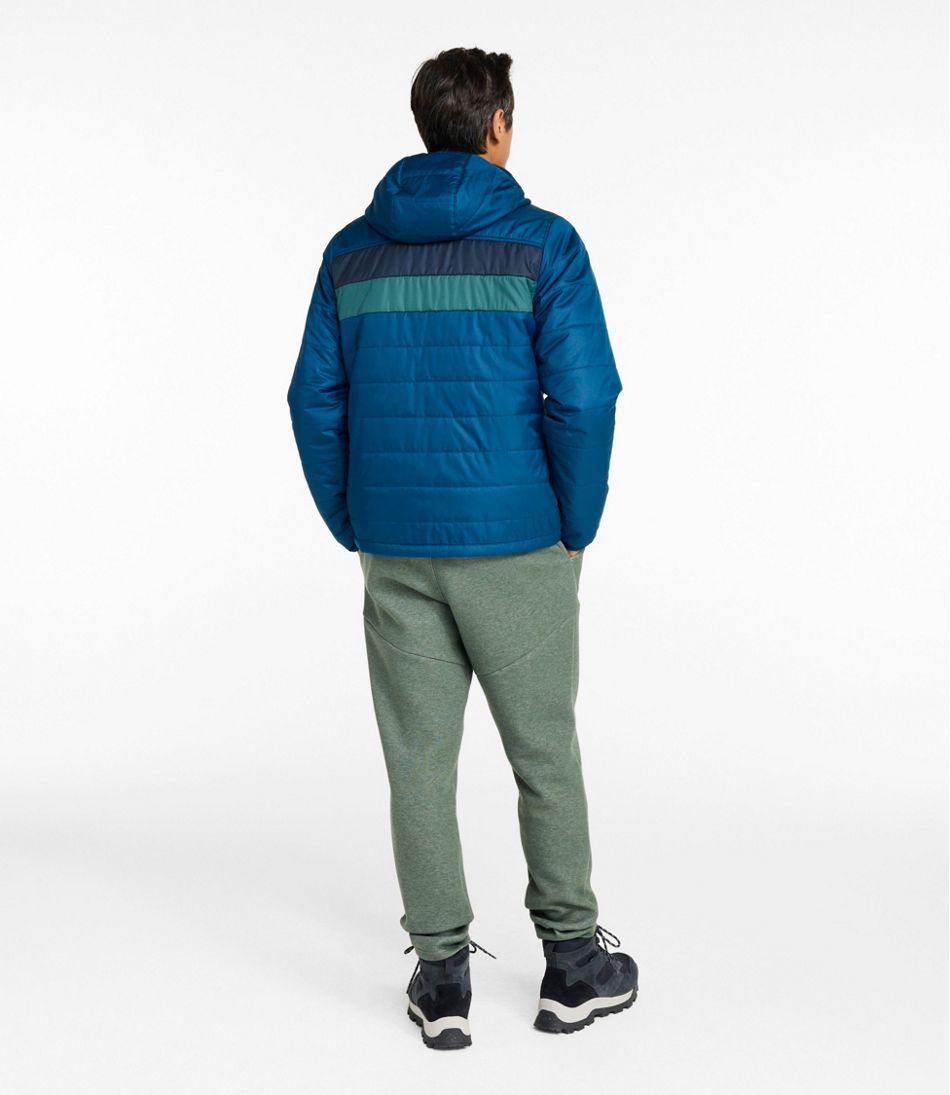 Men's Mountain Classic Puffer Hooded Jacket, Colorblock | L.L.Bean