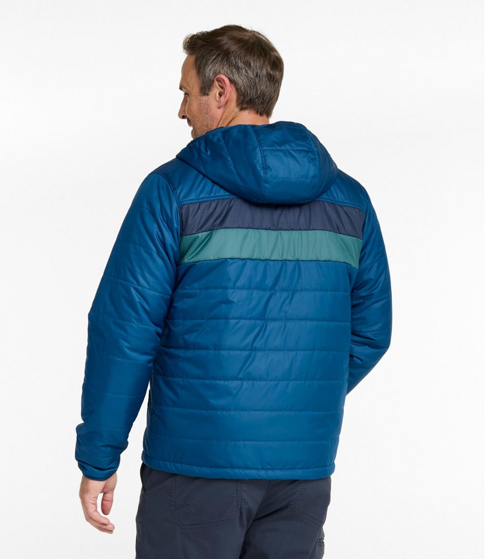 Men's Mountain Classic Puffer Hooded Jacket, Colorblock | L.L.Bean