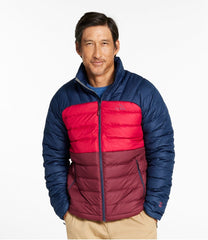 Men's Bean's Down Jacket, Colorblock | L.L.Bean
