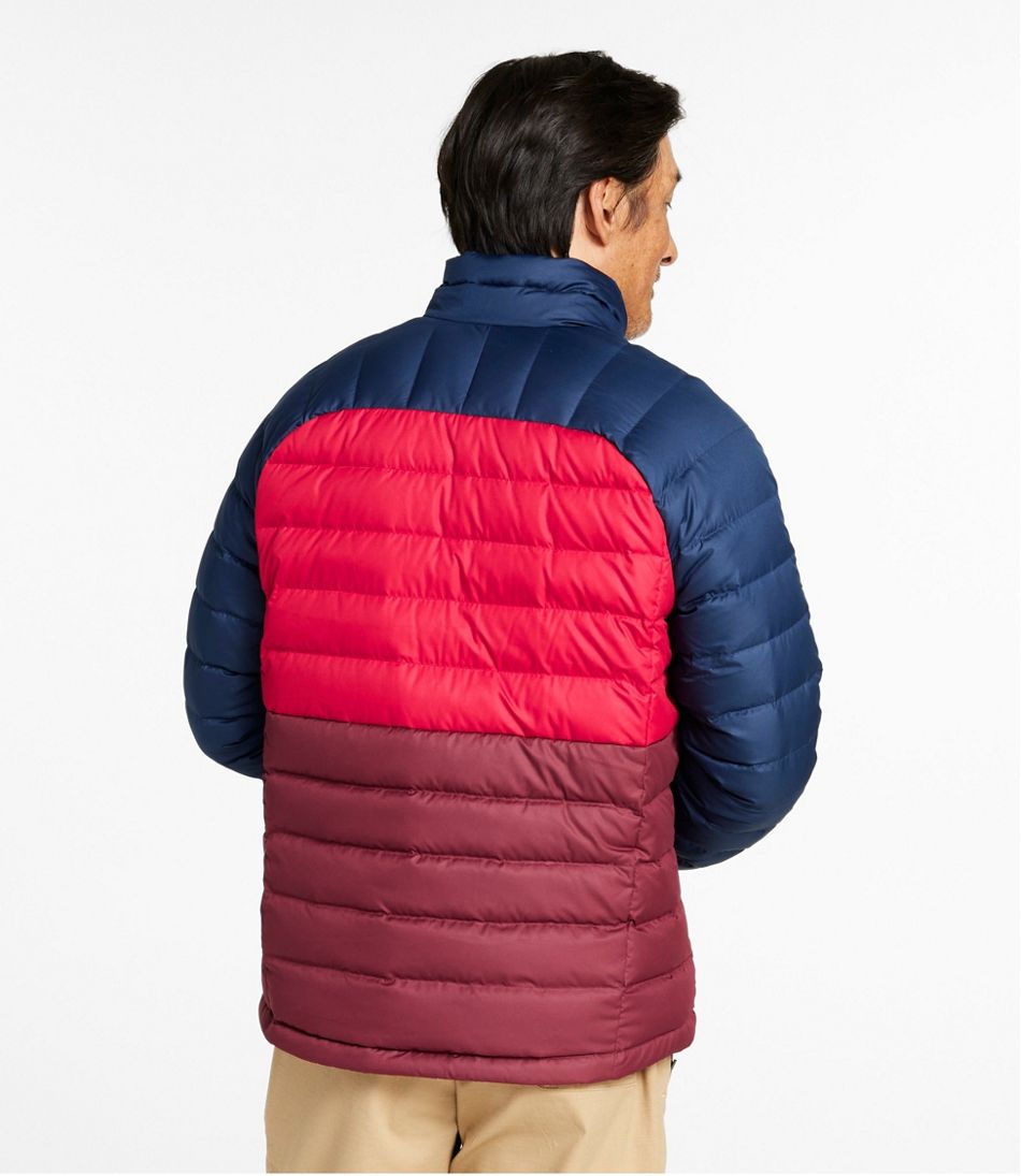 Men's Bean's Down Jacket, Colorblock | L.L.Bean