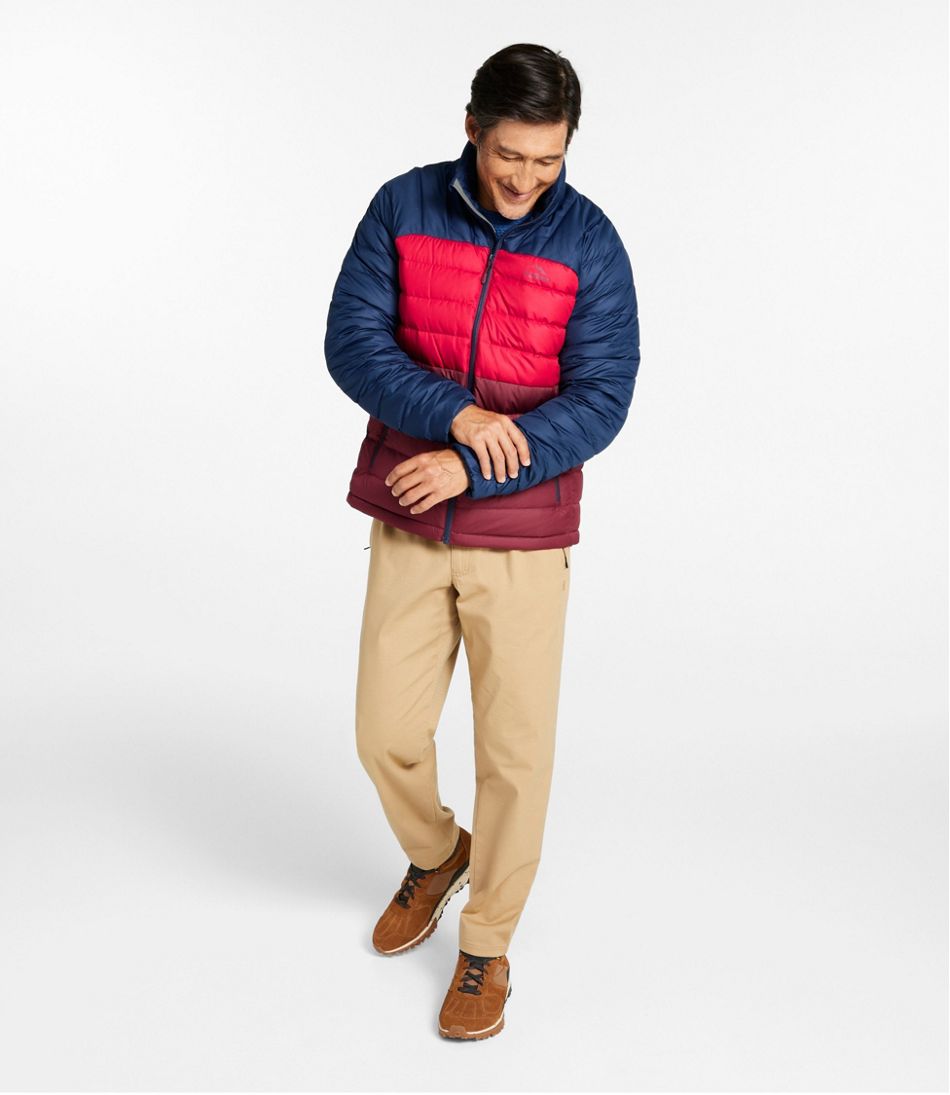 Men's Bean's Down Jacket, Colorblock | L.L.Bean
