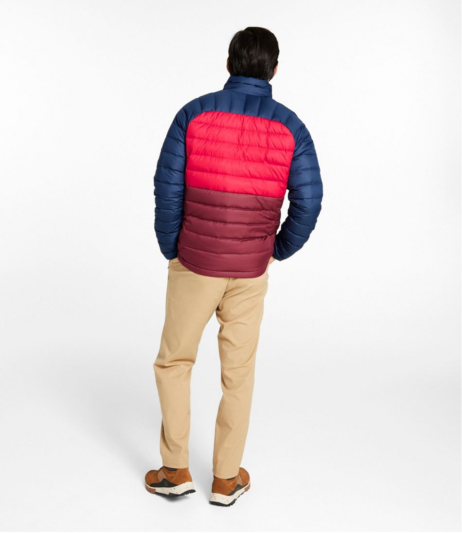 Men's Bean's Down Jacket, Colorblock | L.L.Bean