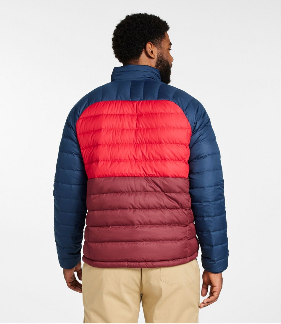 Men's Bean's Down Jacket, Colorblock | L.L.Bean