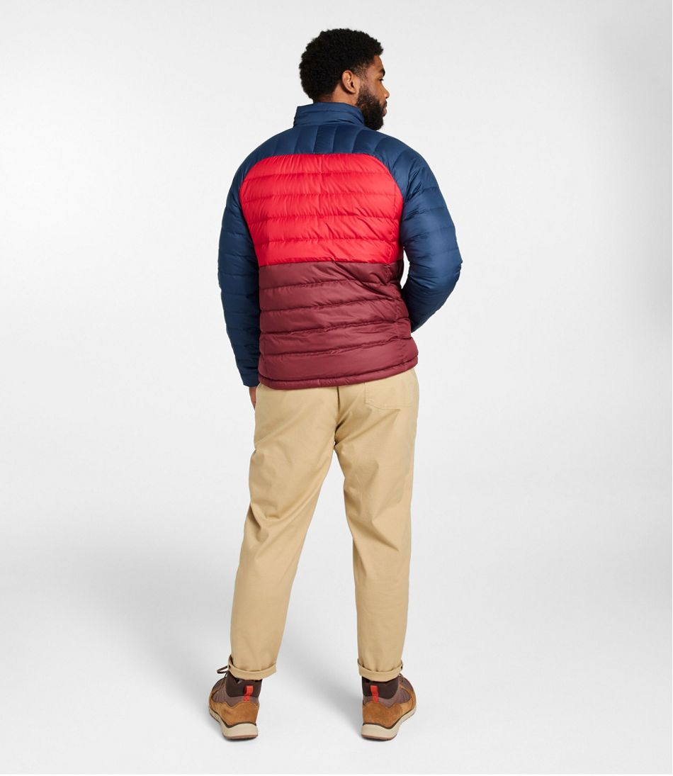 Men's Bean's Down Jacket, Colorblock | L.L.Bean