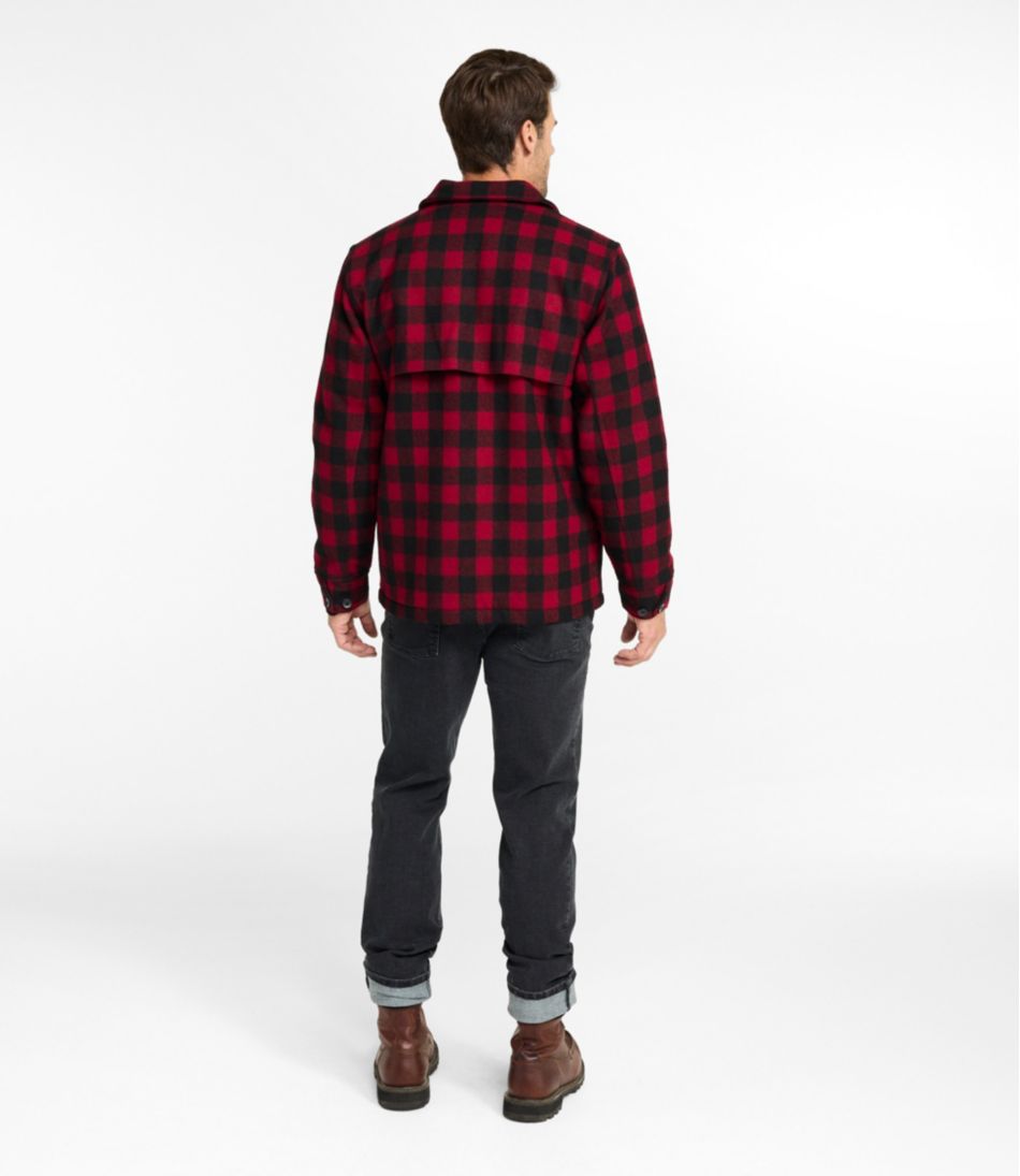 Men's Maine Guide Zip-Front Jac-Shirt with PrimaLoft, Plaid | L.L.Bean