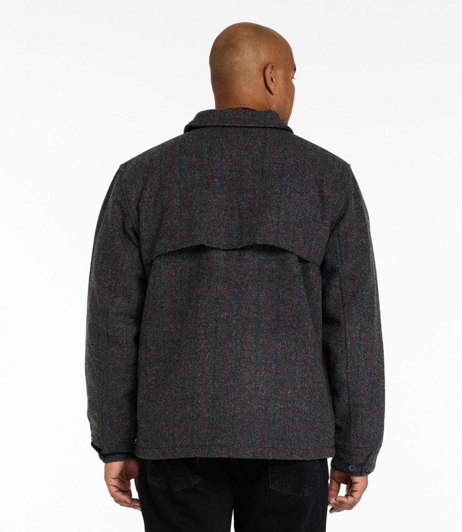 Men's Maine Guide Zip-Front Jac-Shirt with PrimaLoft, Plaid | L.L.Bean