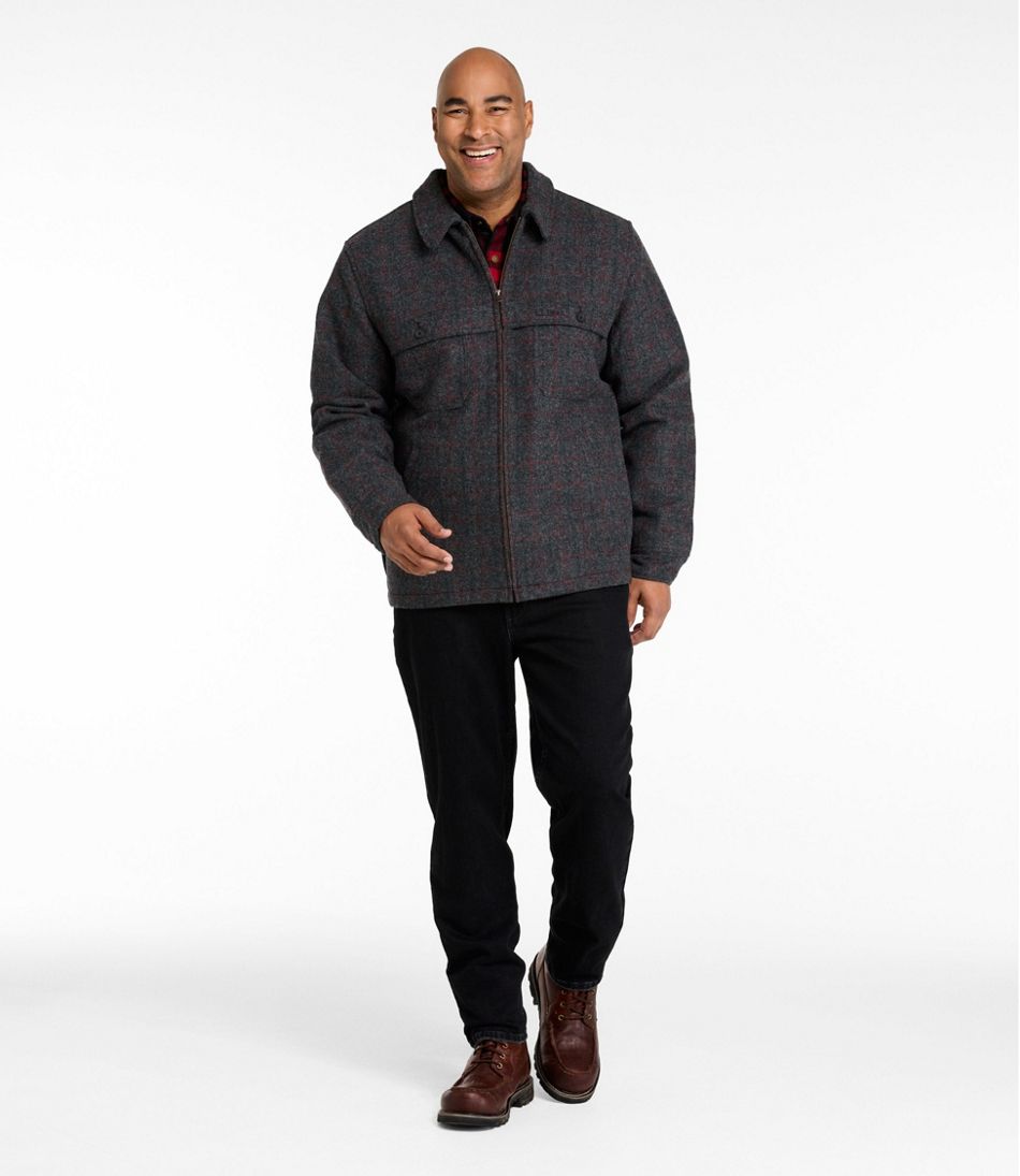 Men's Maine Guide Zip-Front Jac-Shirt with PrimaLoft, Plaid | L.L.Bean