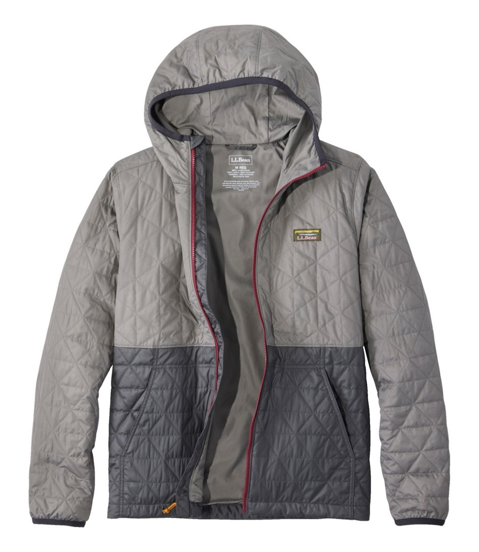 Men's Katahdin Insulated Hoodie, Colorblock | L.L.Bean