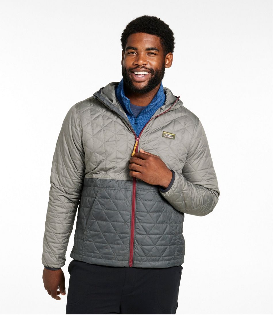 Men's Katahdin Insulated Hoodie, Colorblock | L.L.Bean