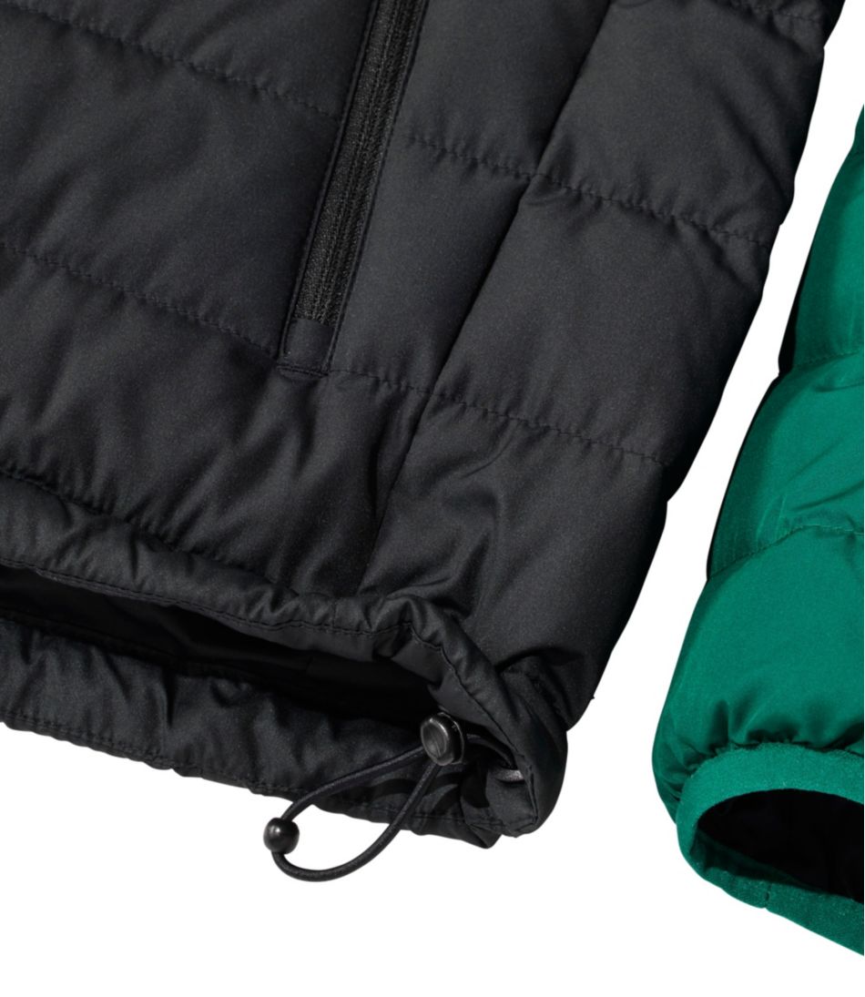 Men's Bean's Down Hooded Jacket, Colorblock | L.L.Bean