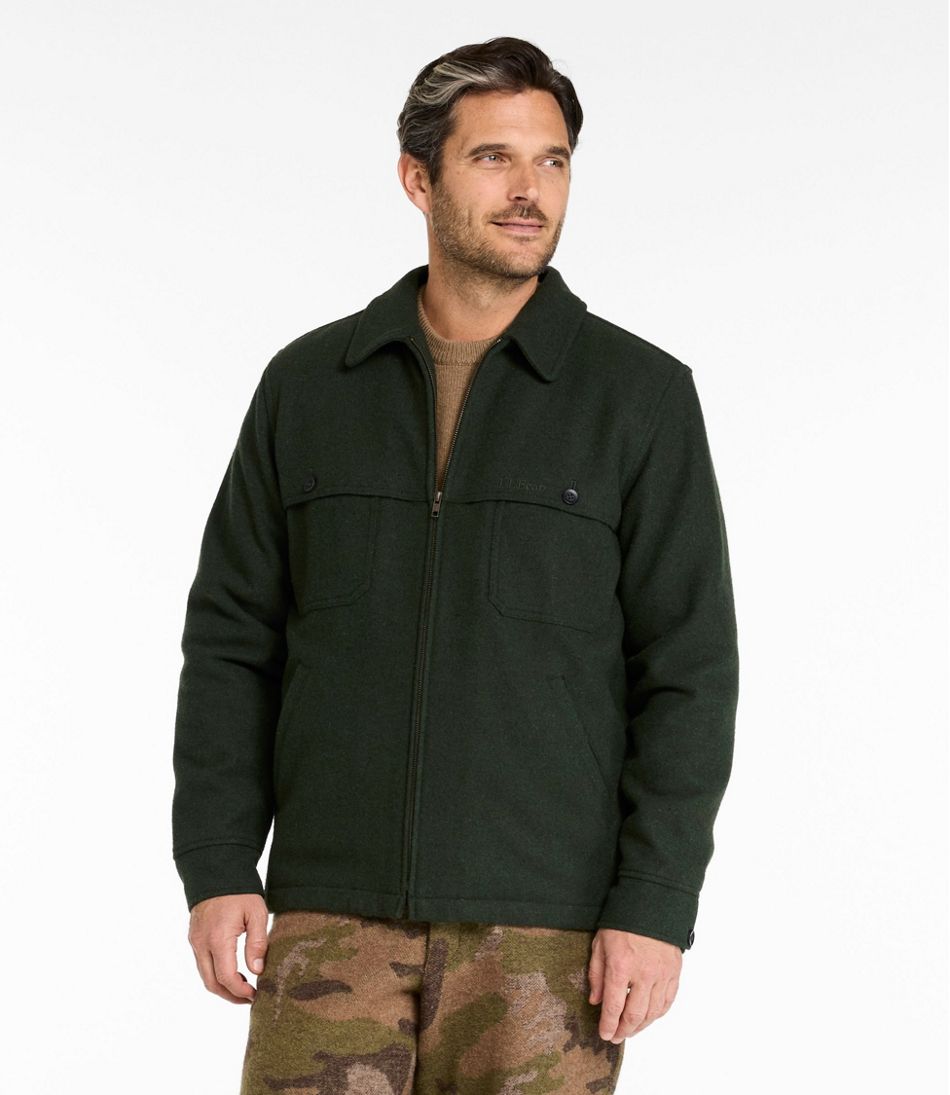 Men's Maine Guide Zip-Front Jac-Shirt with PrimaLoft | L.L.Bean