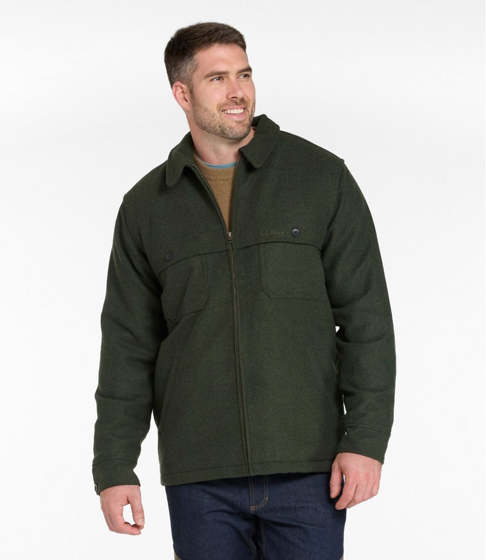 Men's Maine Guide Zip-Front Jac-Shirt with PrimaLoft | L.L.Bean