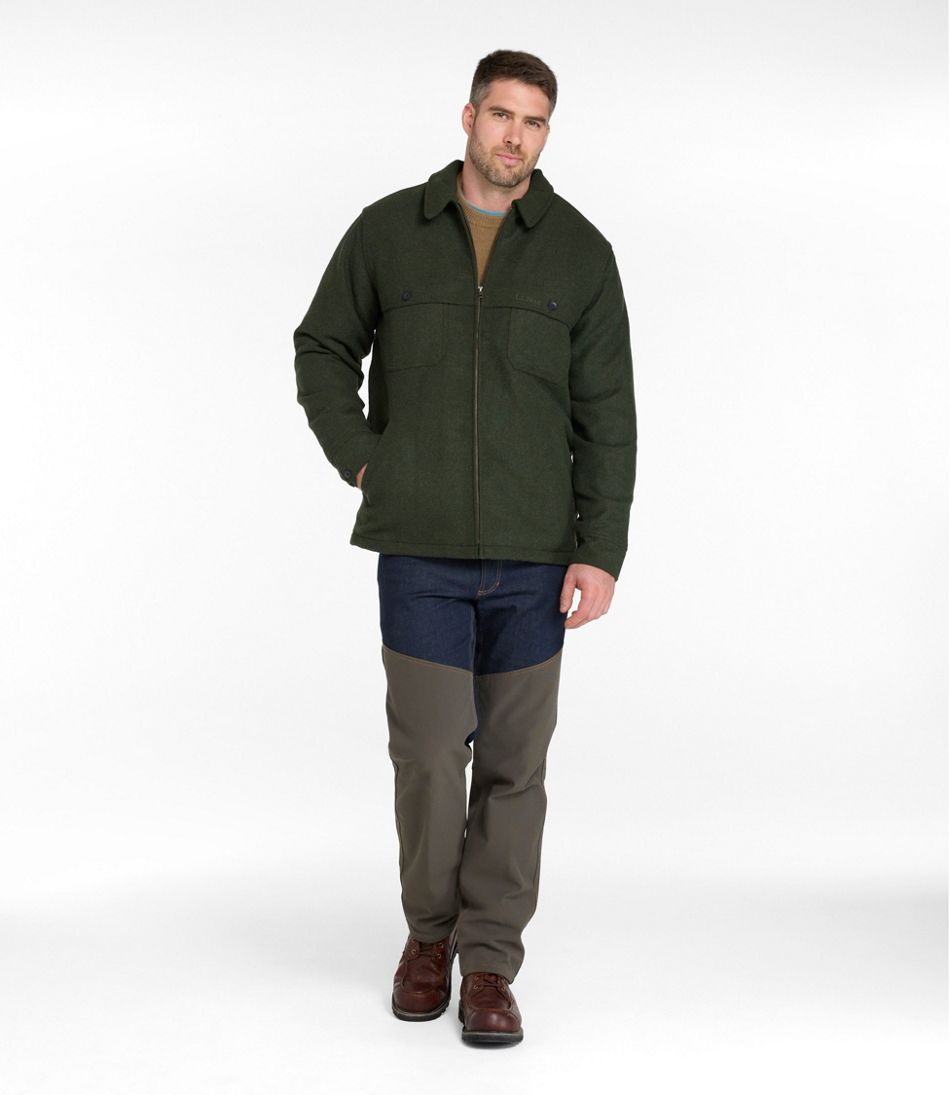 Men's Maine Guide Zip-Front Jac-Shirt with PrimaLoft | L.L.Bean