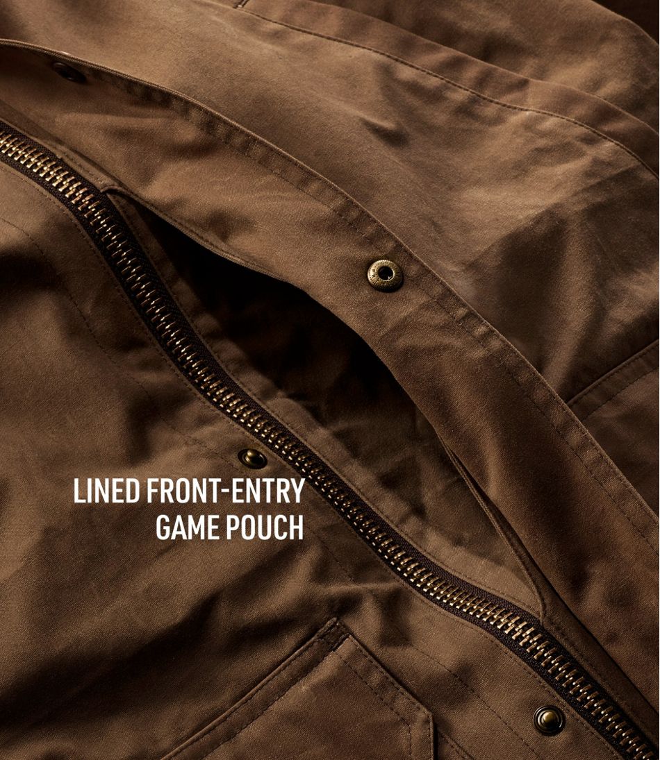 Men's Double L Waxed-Cotton Upland Coat | L.L.Bean