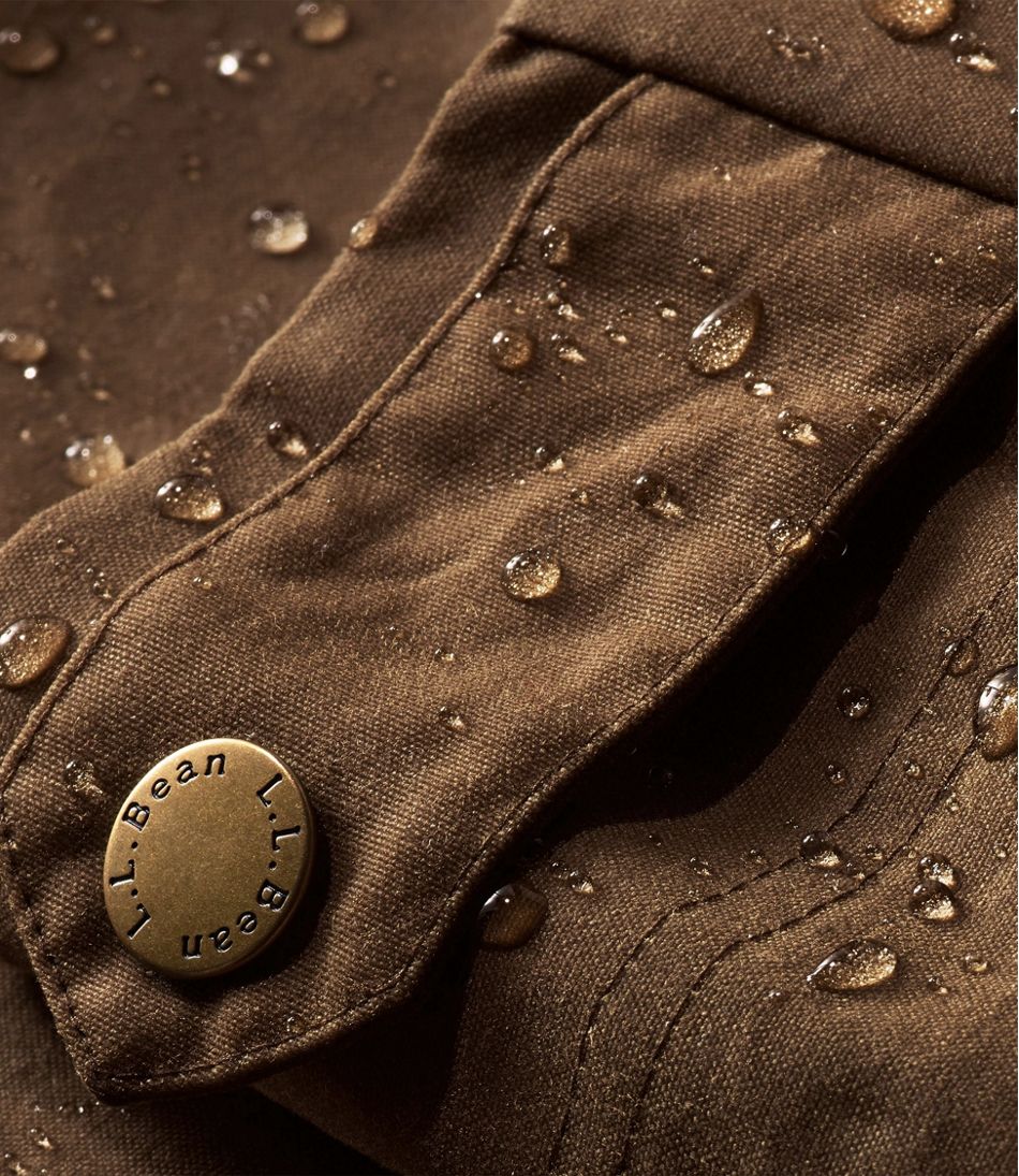 Men's Double L Waxed-Cotton Upland Coat | L.L.Bean