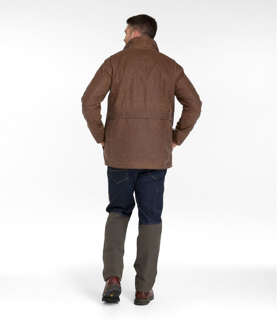 Men's Double L Waxed-Cotton Upland Coat | L.L.Bean