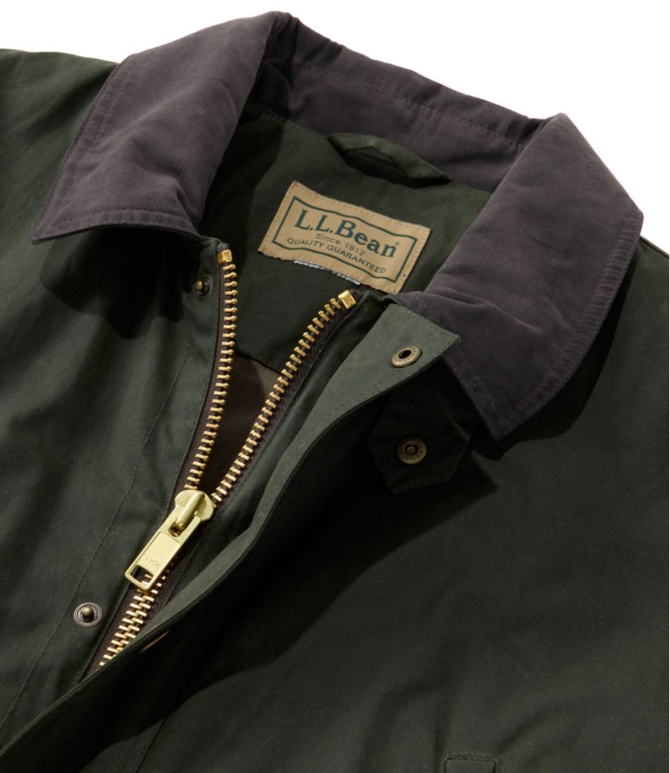 Men's Double L Waxed-Cotton Upland Coat | L.L.Bean