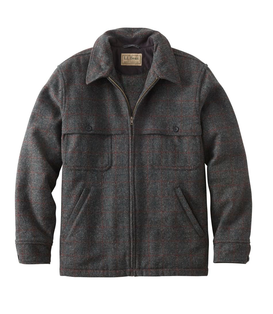 Men's Maine Guide Zip-Front Jac-Shirt, Plaid | L.L.Bean