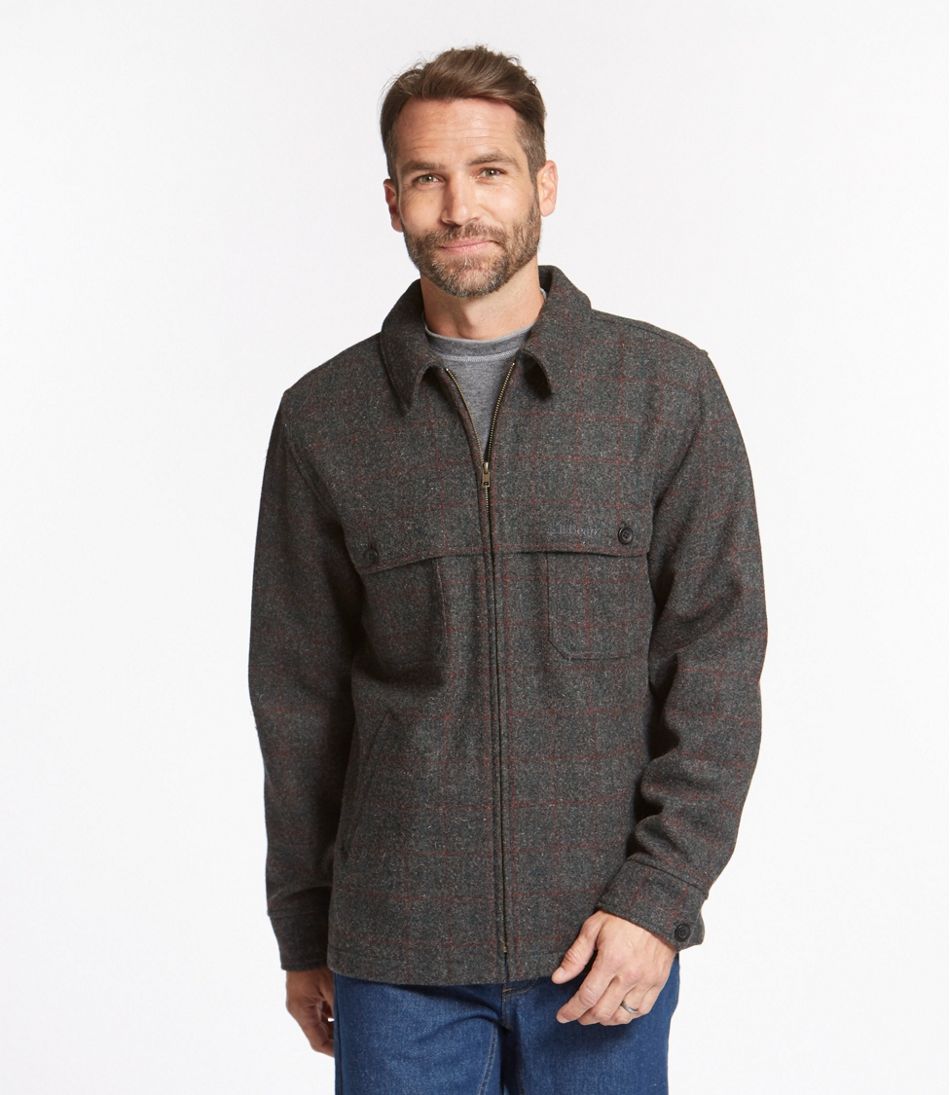 Men's Maine Guide Zip-Front Jac-Shirt, Plaid | L.L.Bean