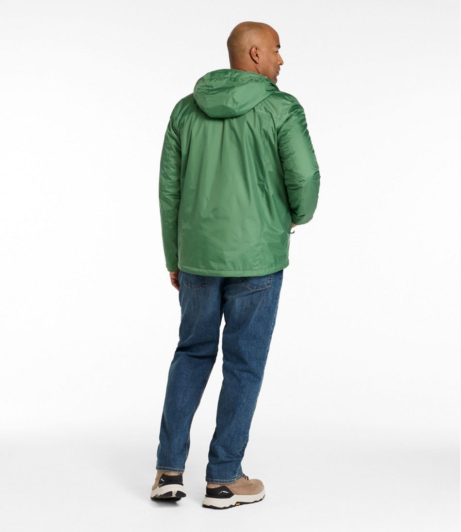 Men's Trail Model Rain Jacket, Fleece-Lined | L.L.Bean