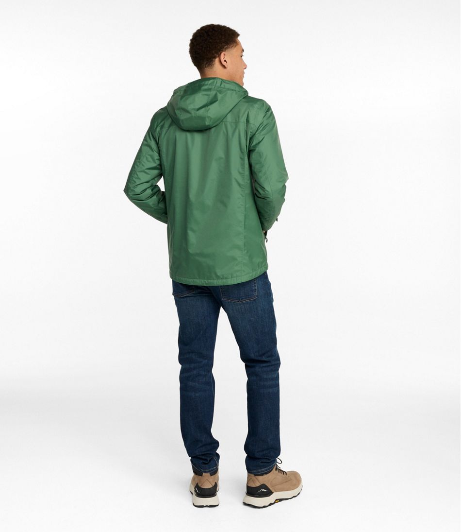 Men's Trail Model Rain Jacket, Fleece-Lined | L.L.Bean