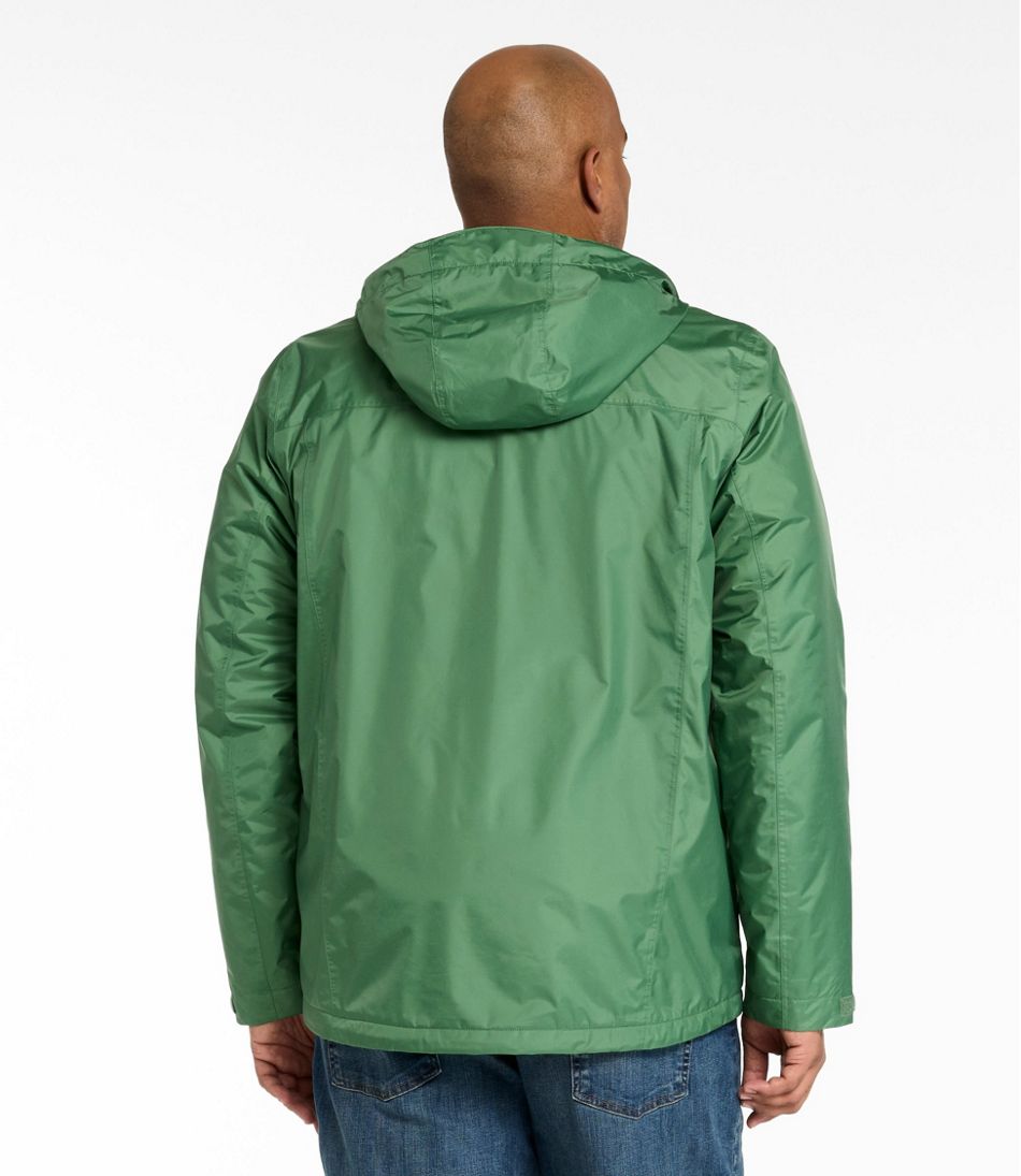 Men's Trail Model Rain Jacket, Fleece-Lined | L.L.Bean