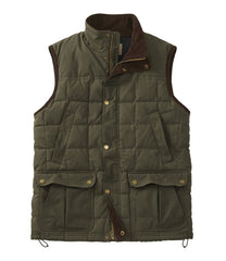 Men's Upcountry Waxed Cotton Down Vest | L.L.Bean