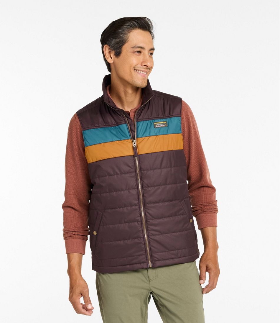 Men's Mountain Classic Puffer Vest, Colorblock | L.L.Bean