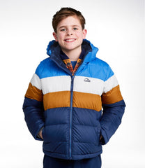 Kids' Bean's Down Jacket, Colorblock | L.L.Bean
