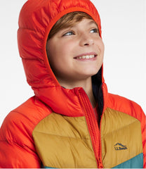 Kids' Ultralight 650 Down Jacket, Colorblock | L.L.Bean