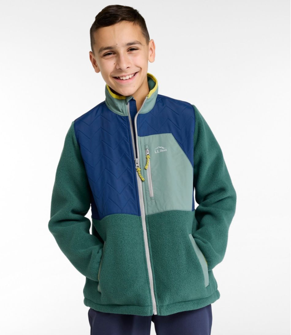 Kids' Mountain Classic Fleece Jacket, Mixed Media | L.L.Bean