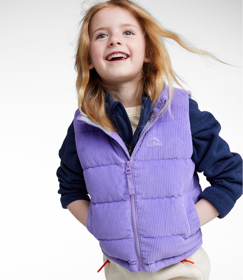 Kids' Bean's Down Corduroy Vest | L.L.Bean